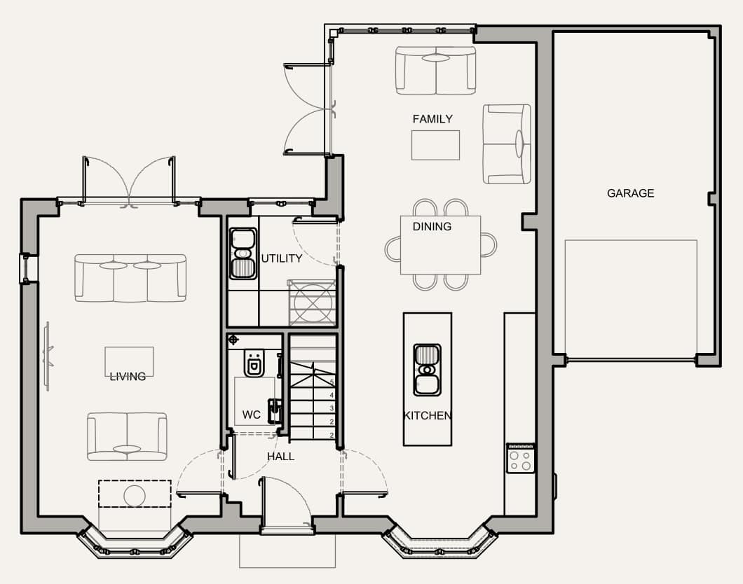 The Brabourne Ground Floor