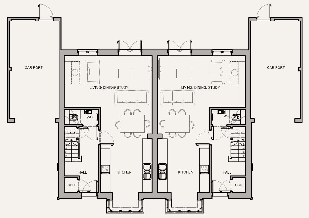 The Elmsted Semi-Detached Ground Floor