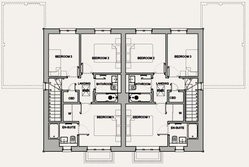 The Elmsted - Semi Detached first floor