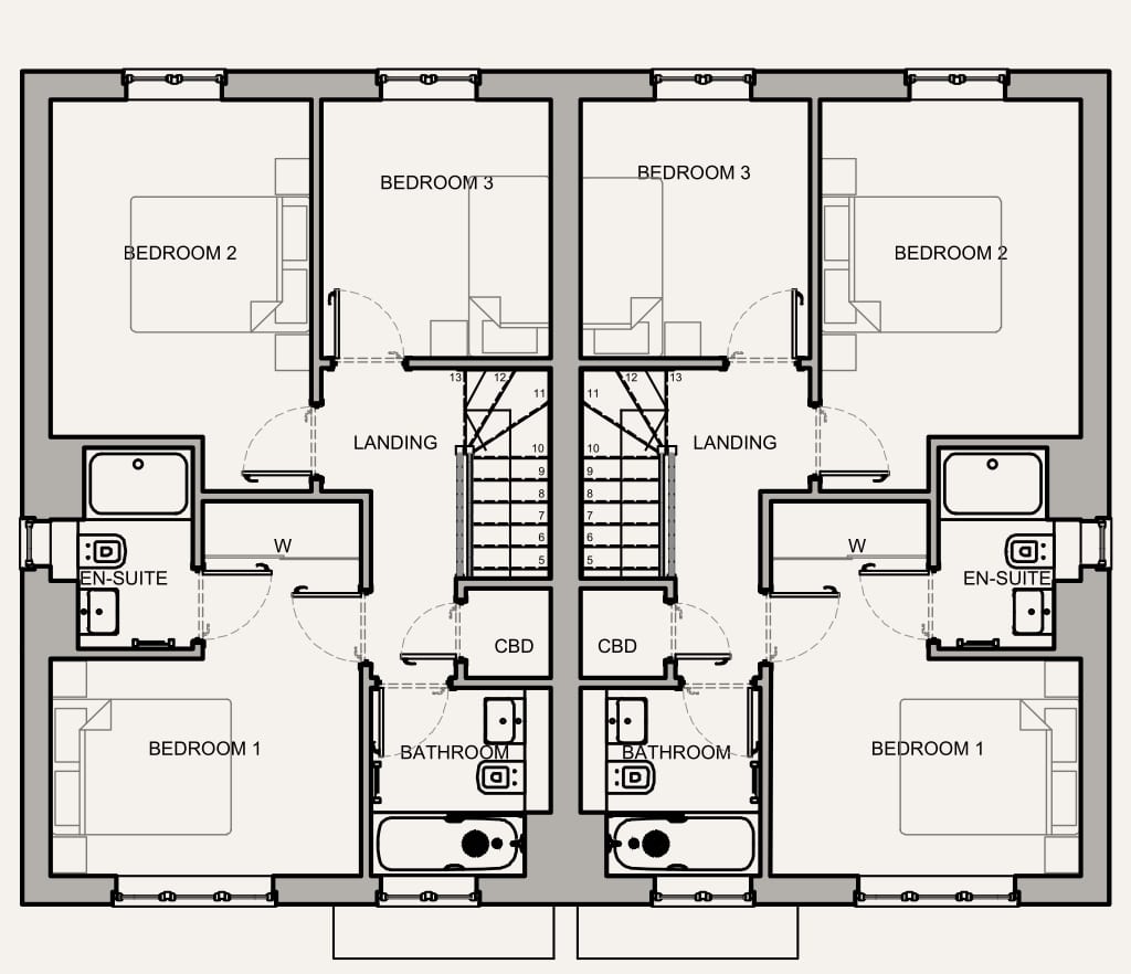 The Evegate Semi-Detached First Floor