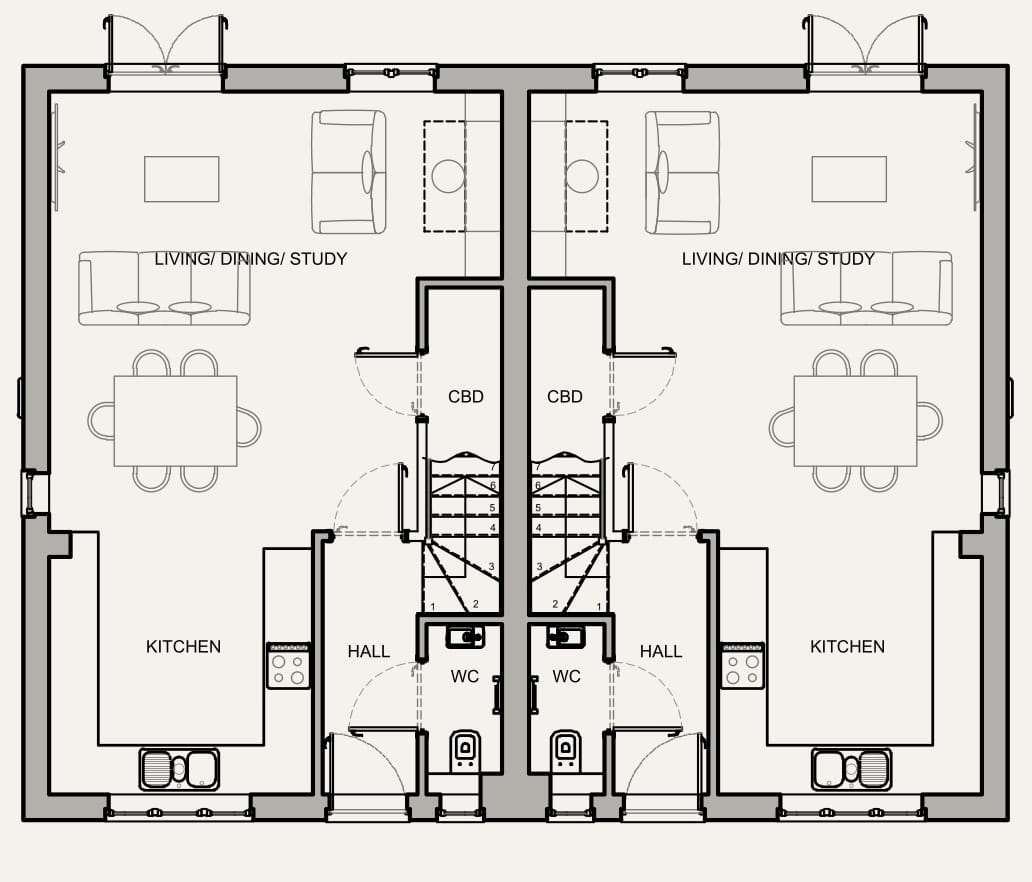 The Evegate Semi-Detached Ground Floor