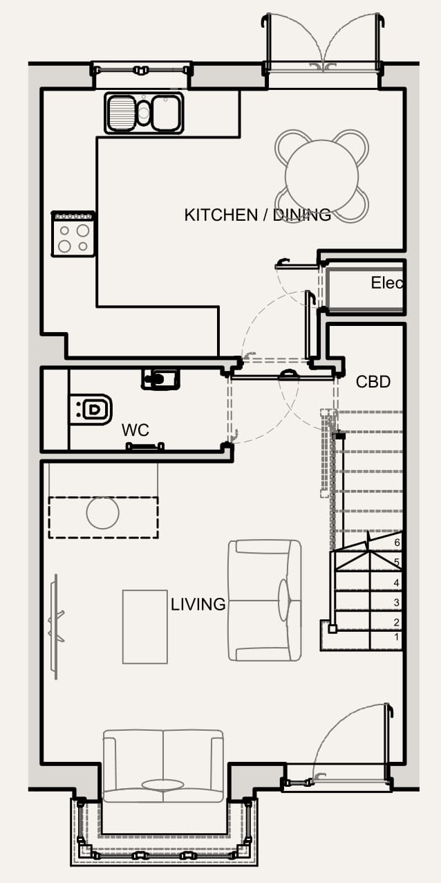 The Mersham Mid-Terrace Ground Floor