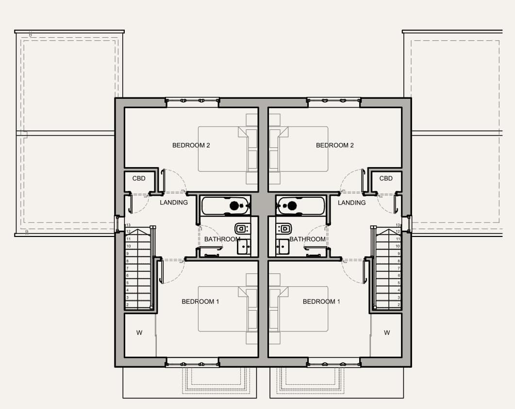 The Mersham Semi-Detached First Floor