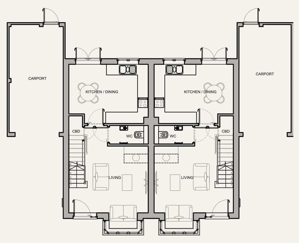 The Mersham Semi-Detached Ground Floor